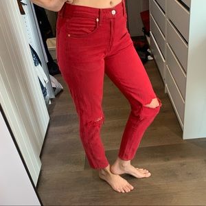 Citizens of Humanity Liya High Rise Jean in Red